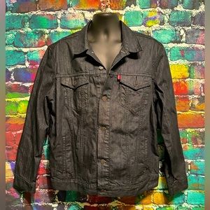 Dark Blue/Black Jean Jacket